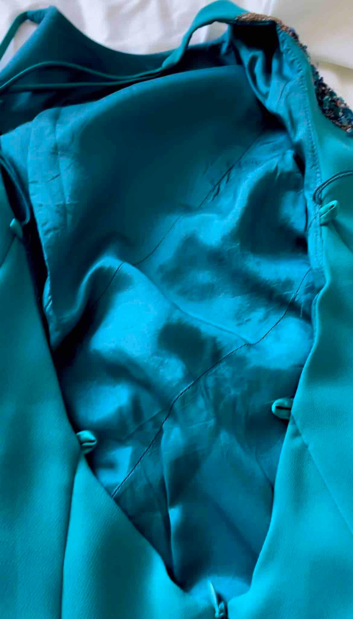 Vestido turquesa ¡Nuevo! maria isabel — foto 2 de 6