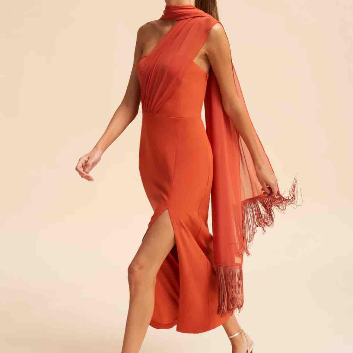 Vestido de invitada color teja. Lady Pipa — foto 1 de 3