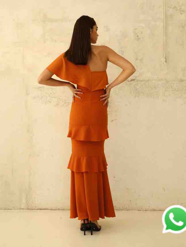 Vestido Makira Dew and Corch OCRE Dew & Corch — foto 2 de 4