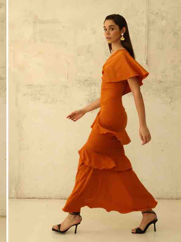 Vestido Makira Dew and Corch OCRE Dew & Corch — foto 3 de 4