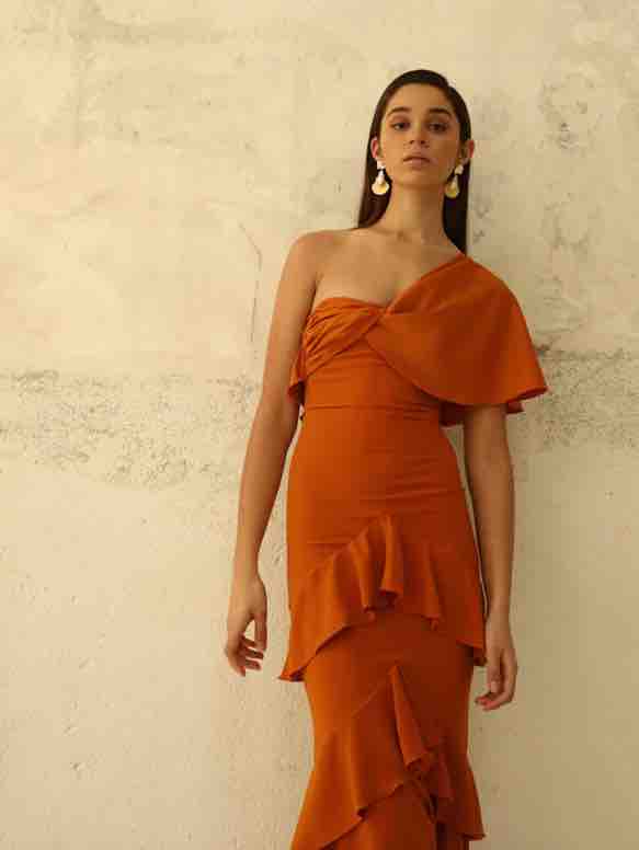 Vestido Makira Dew and Corch OCRE Dew & Corch — foto 4 de 4