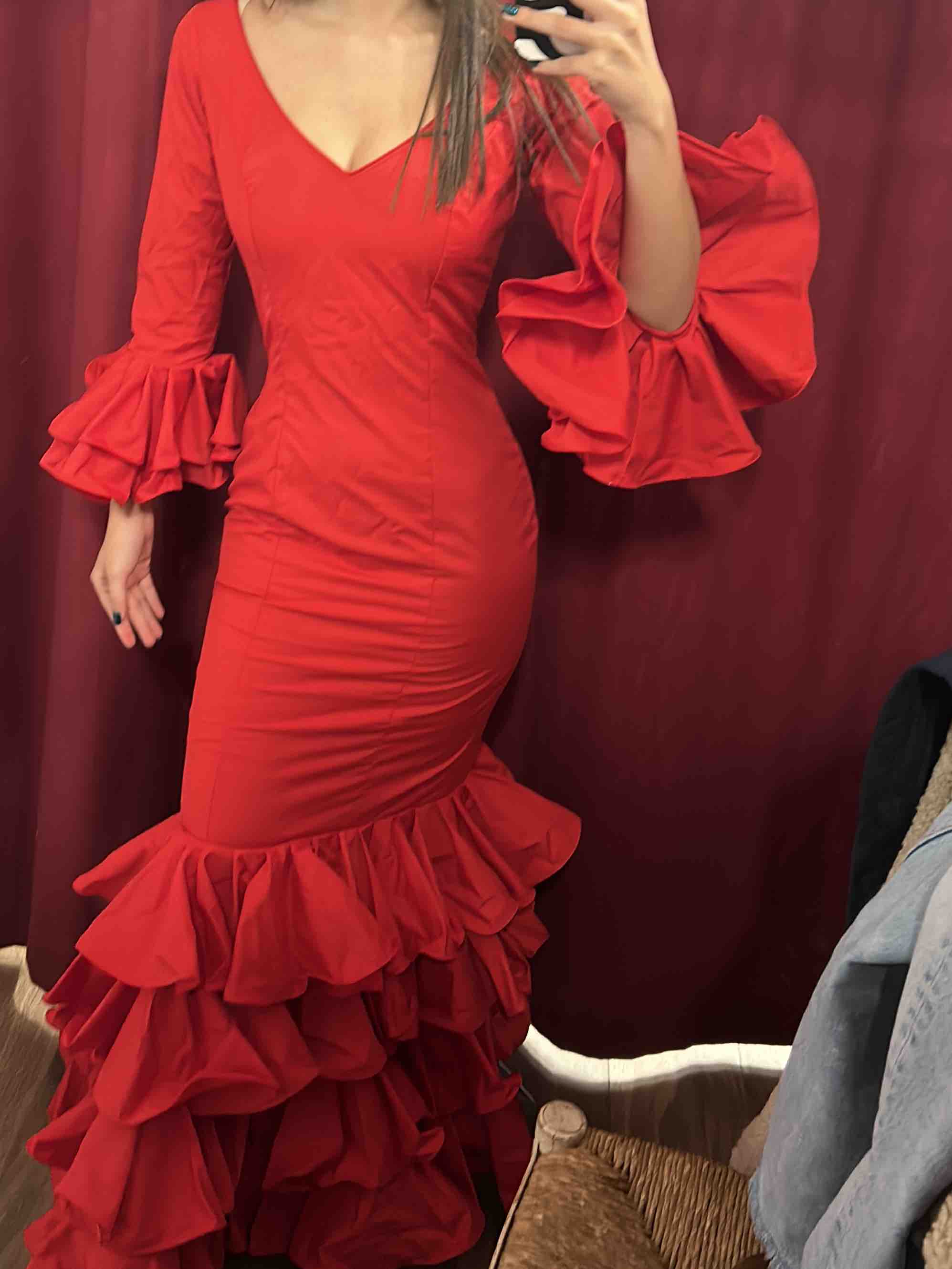 Vestido flamenca rojo — foto 2 de 4