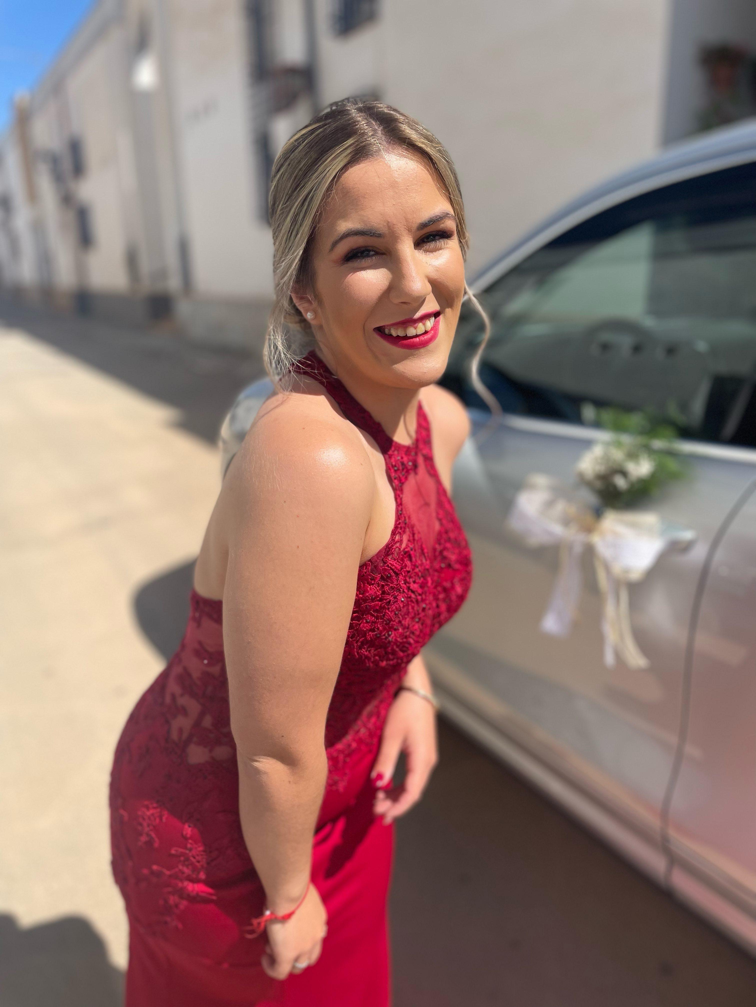 vestido burdeos & Other Stories — foto 4 de 6
