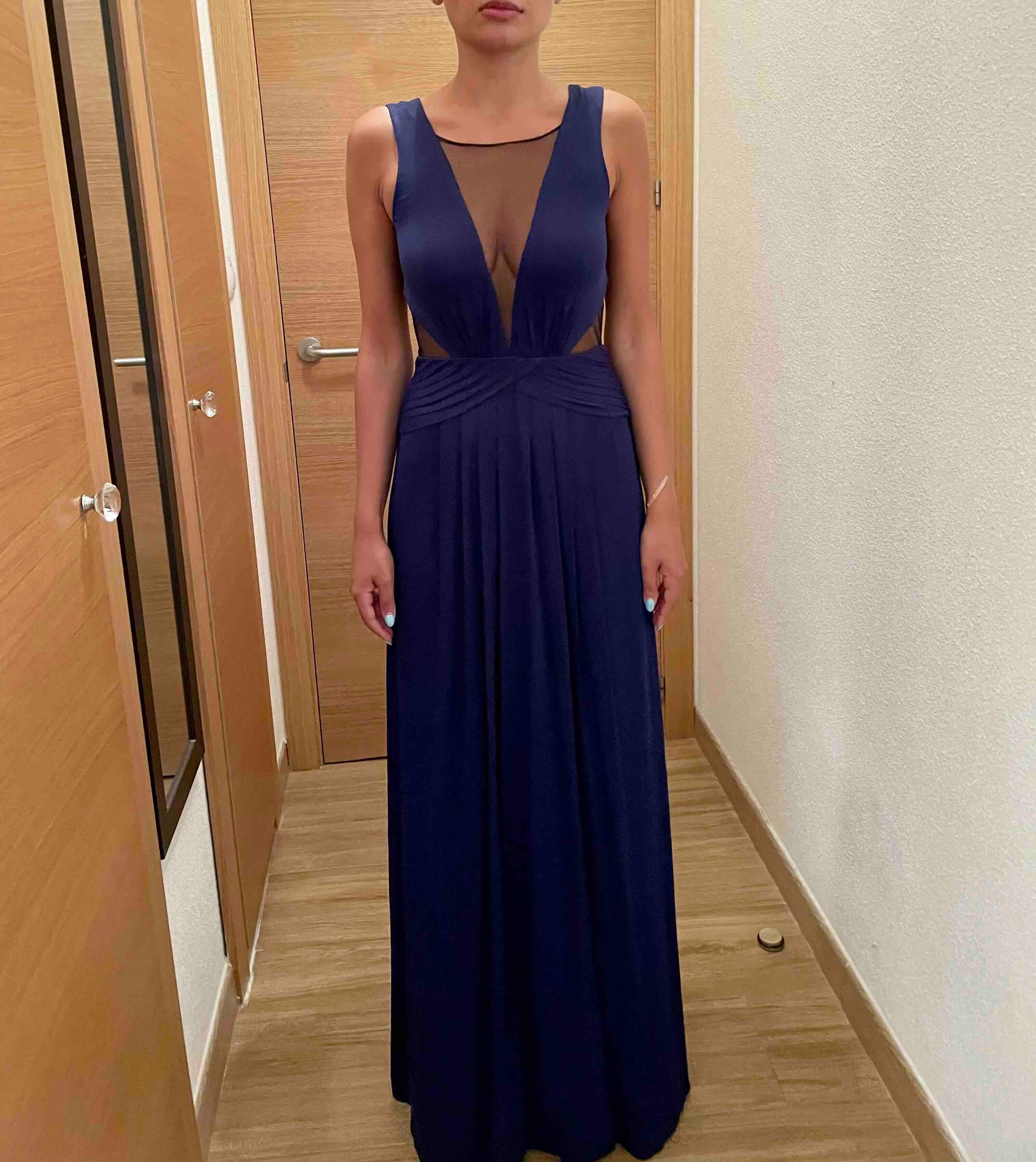 Vestido Azul con trasparencias Bcbg Max Azria — foto 1 de 6