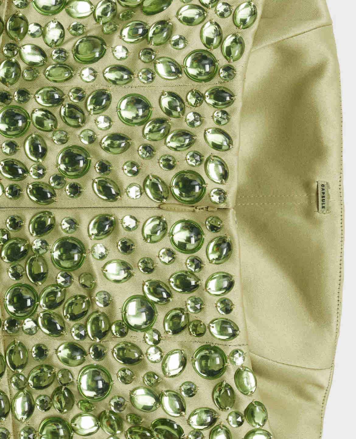 Vestido palabra de honor cristales MANGO Capsule — foto 4 de 6