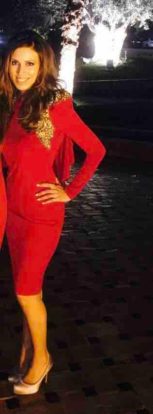 Vestido midi rojo de “Color Nude Collection” Rojo Colour Nude — foto 2 de 3