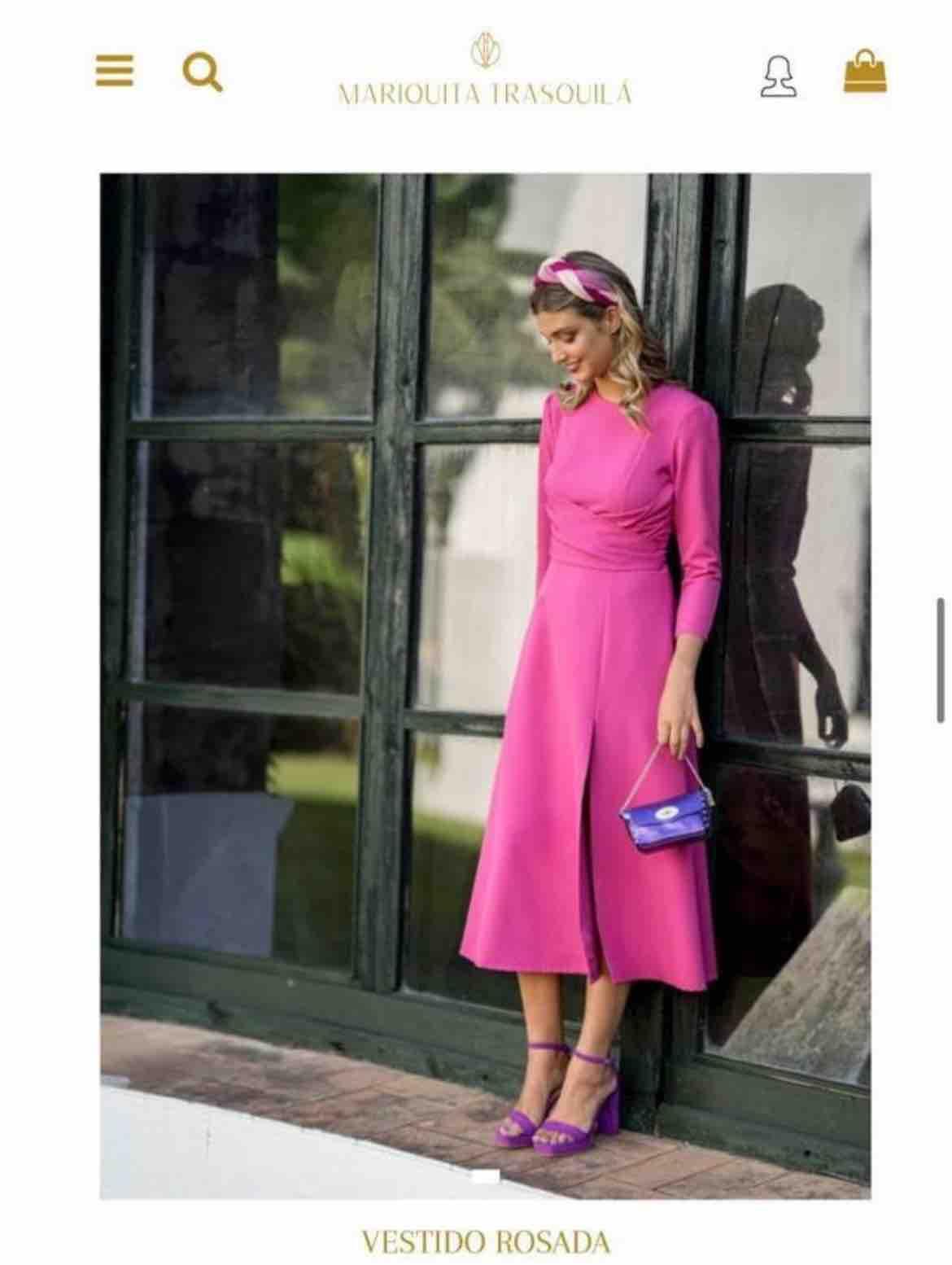 Vestido rosa mariquita trasquila — foto 2 de 2