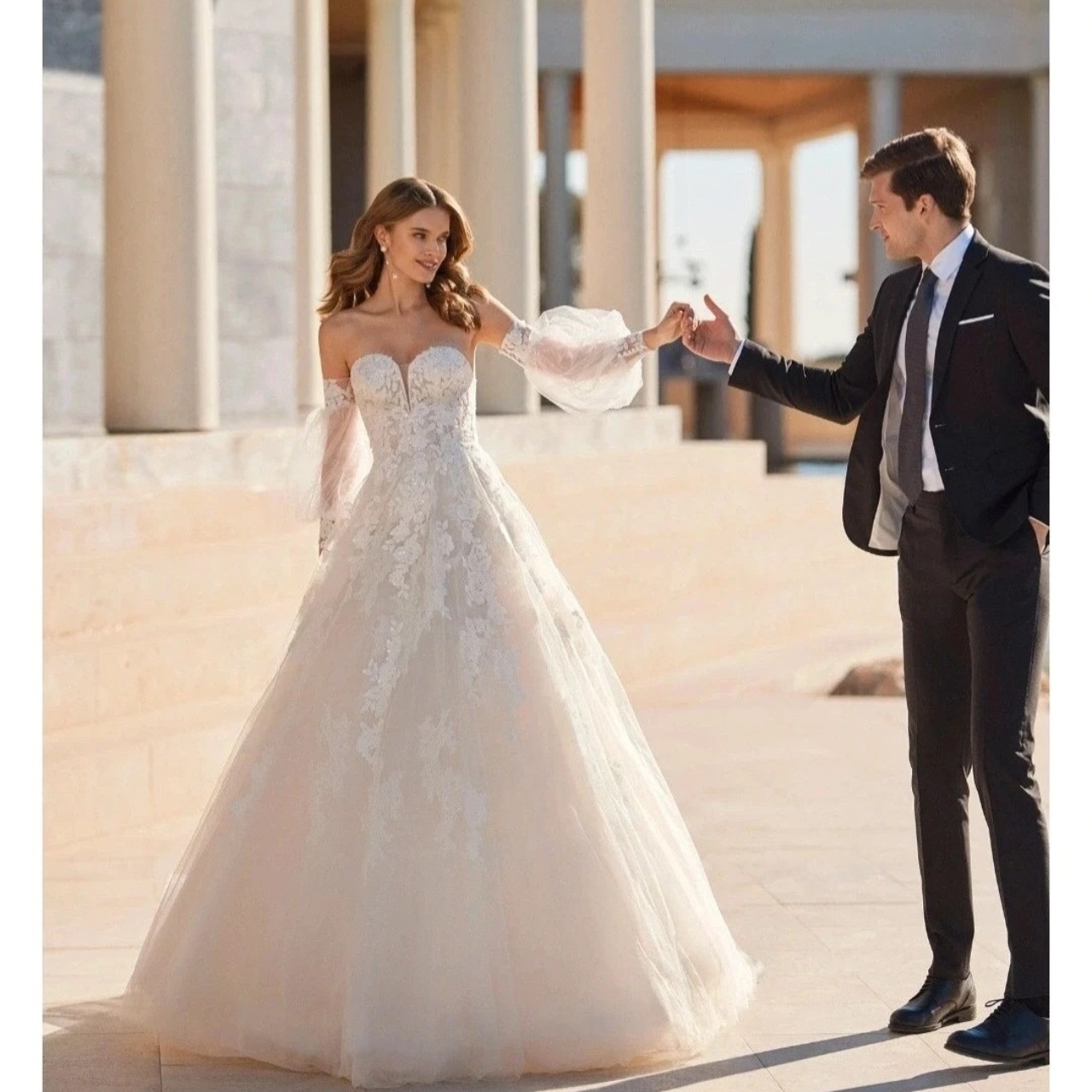 Vestido boda Rosa Clará — foto 1 de 3