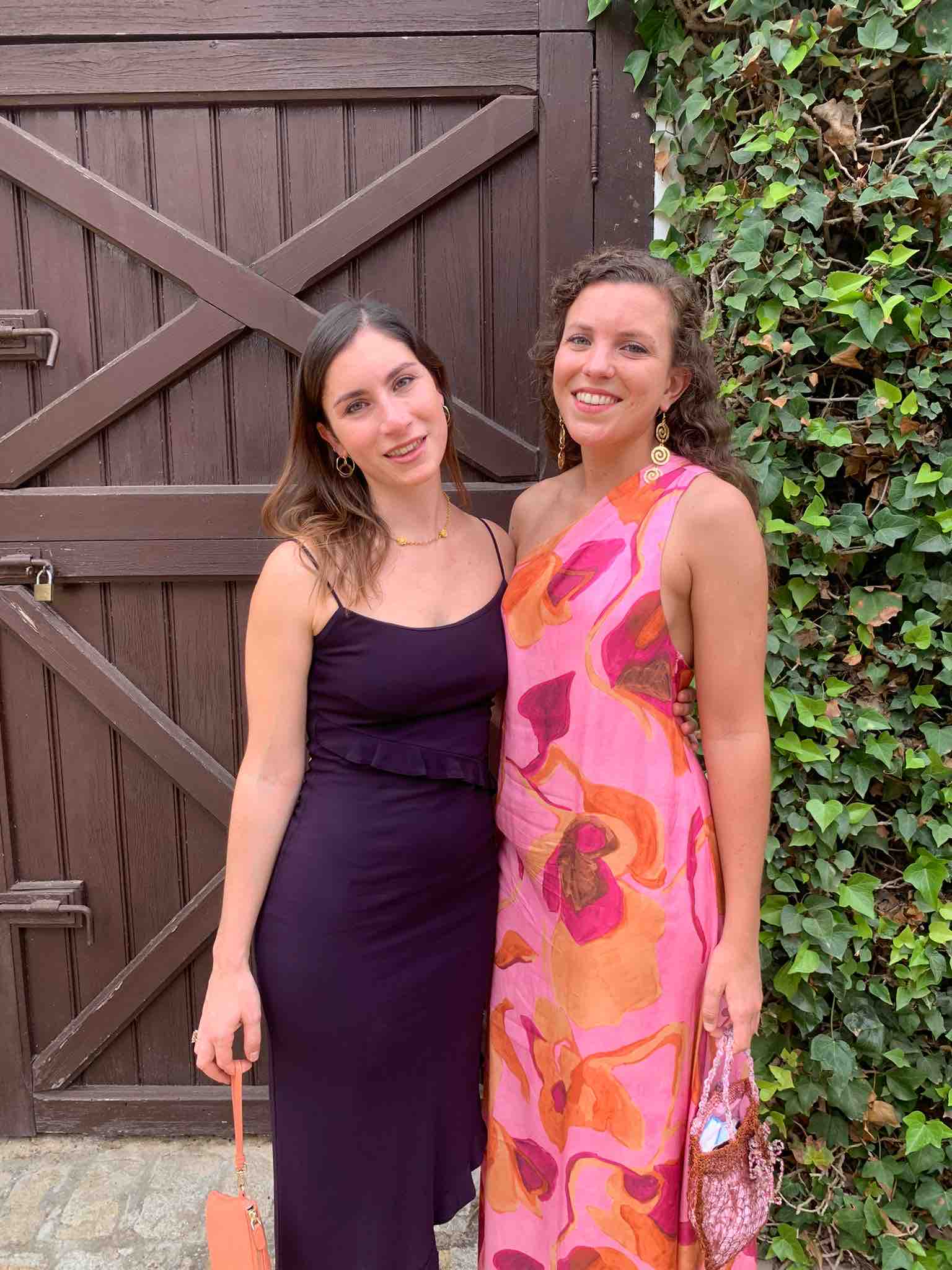 Vestido de boda Massimo dutti rosa con flores de tirantes, espalda abierta — foto 2 de 6