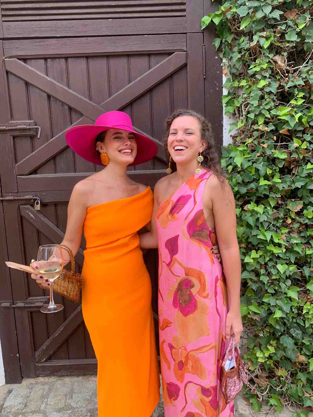 Vestido de boda Massimo dutti rosa con flores de tirantes, espalda abierta — foto 6 de 6