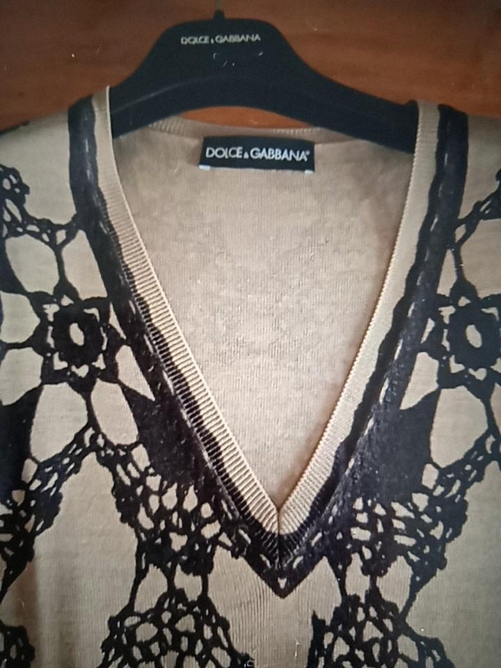 vestido dolce & gabbana corto de punto seda ideal para fiestas e invitada, muy cómodo y se ajusta a silueta. — foto 3 de 4