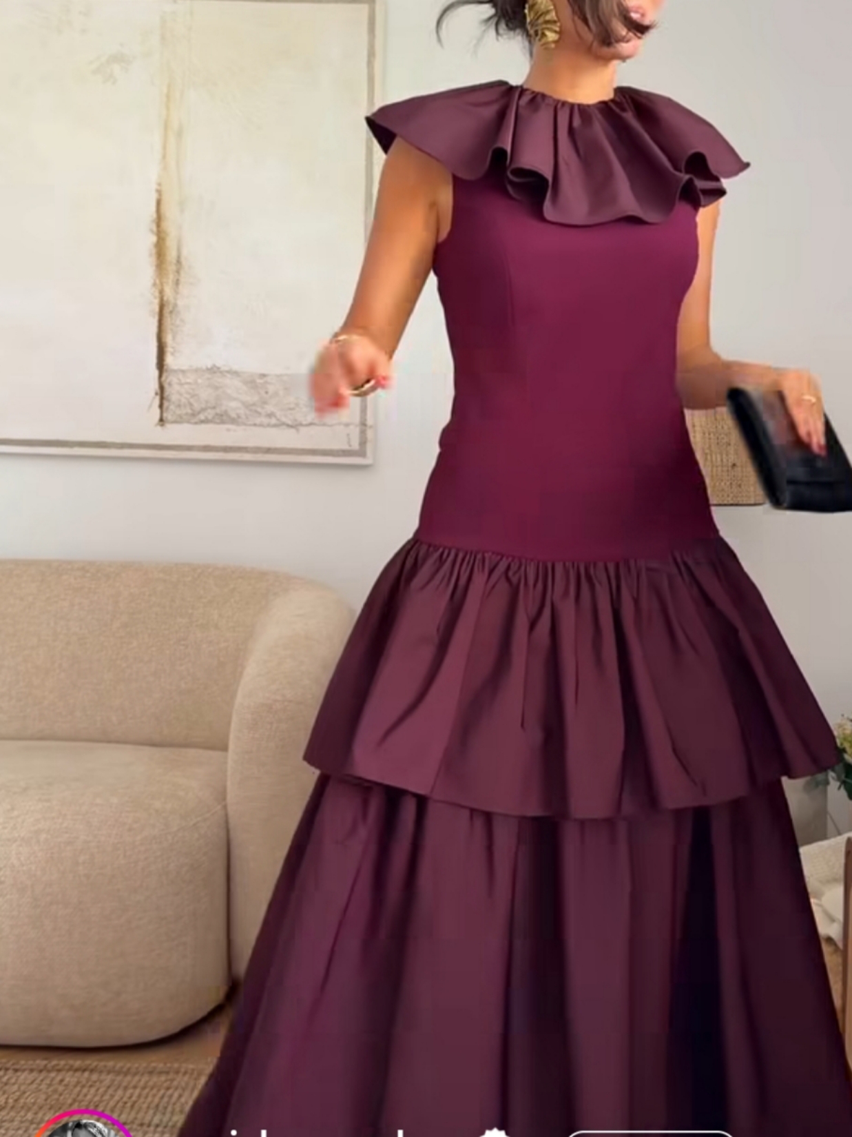 vestido Coosy volantes budeos — foto 2 de 4