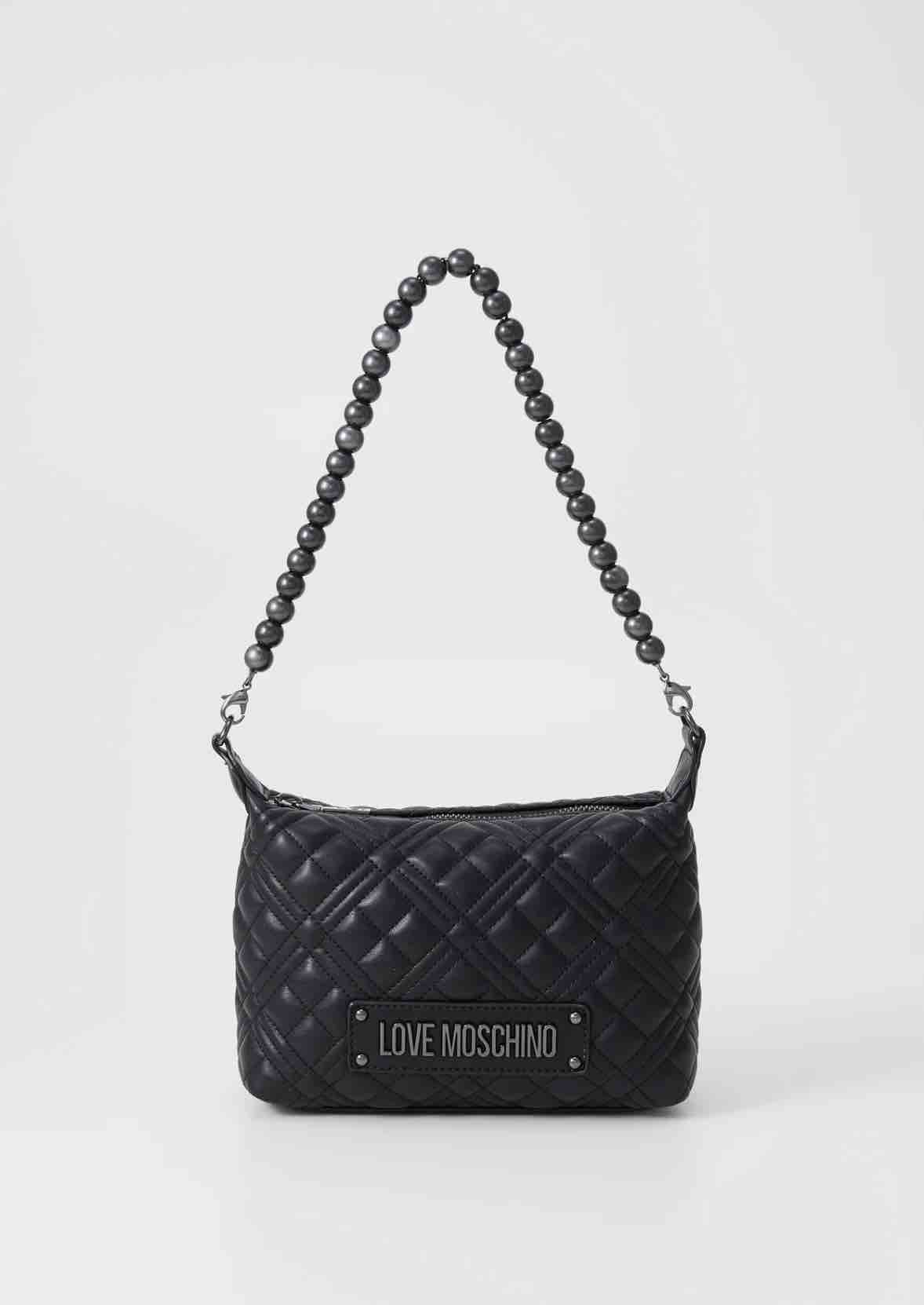 Bolso negro acolchado Love Moschino con tira extraíble — foto 1 de 6