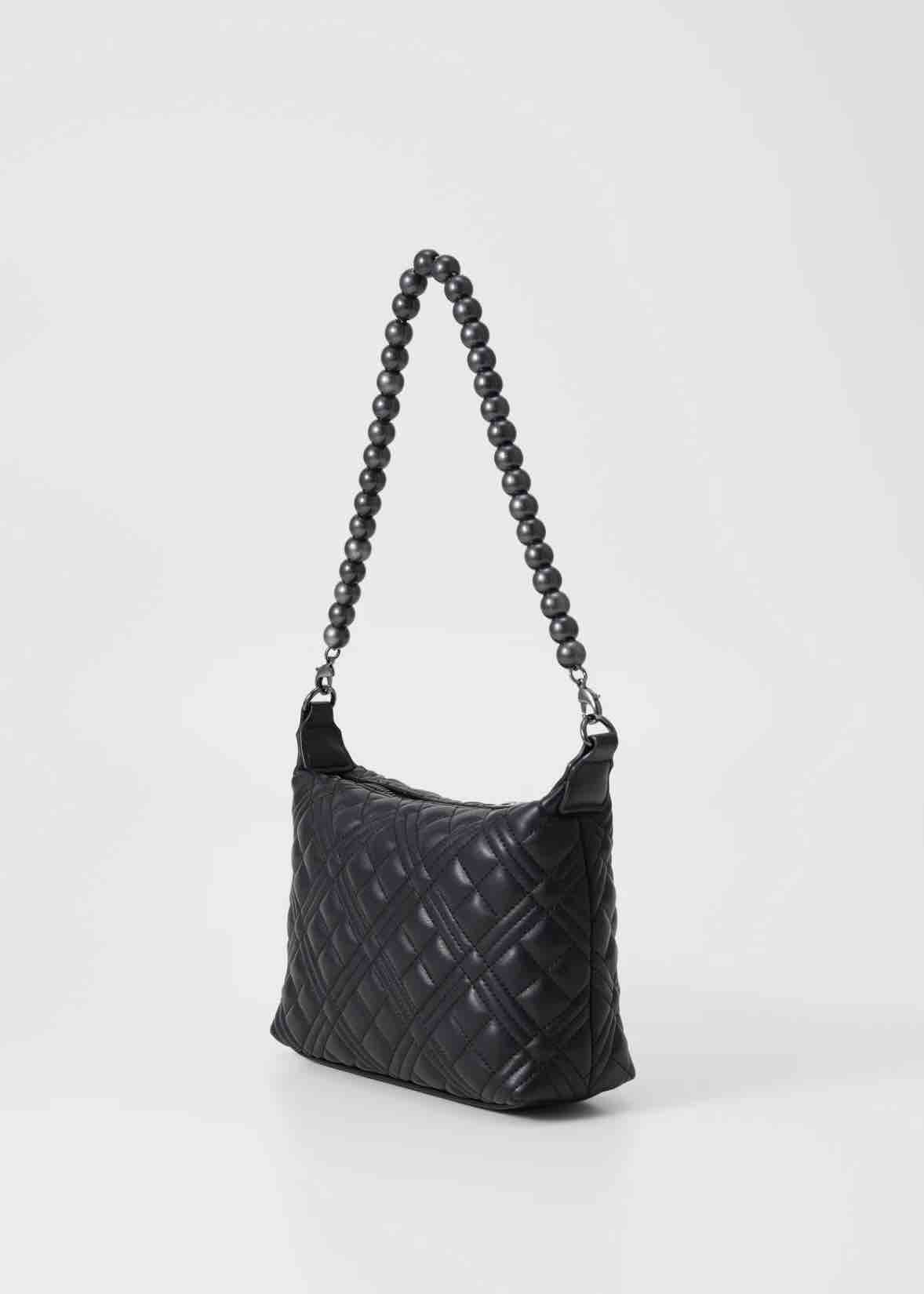 Bolso negro acolchado Love Moschino con tira extraíble — foto 2 de 6