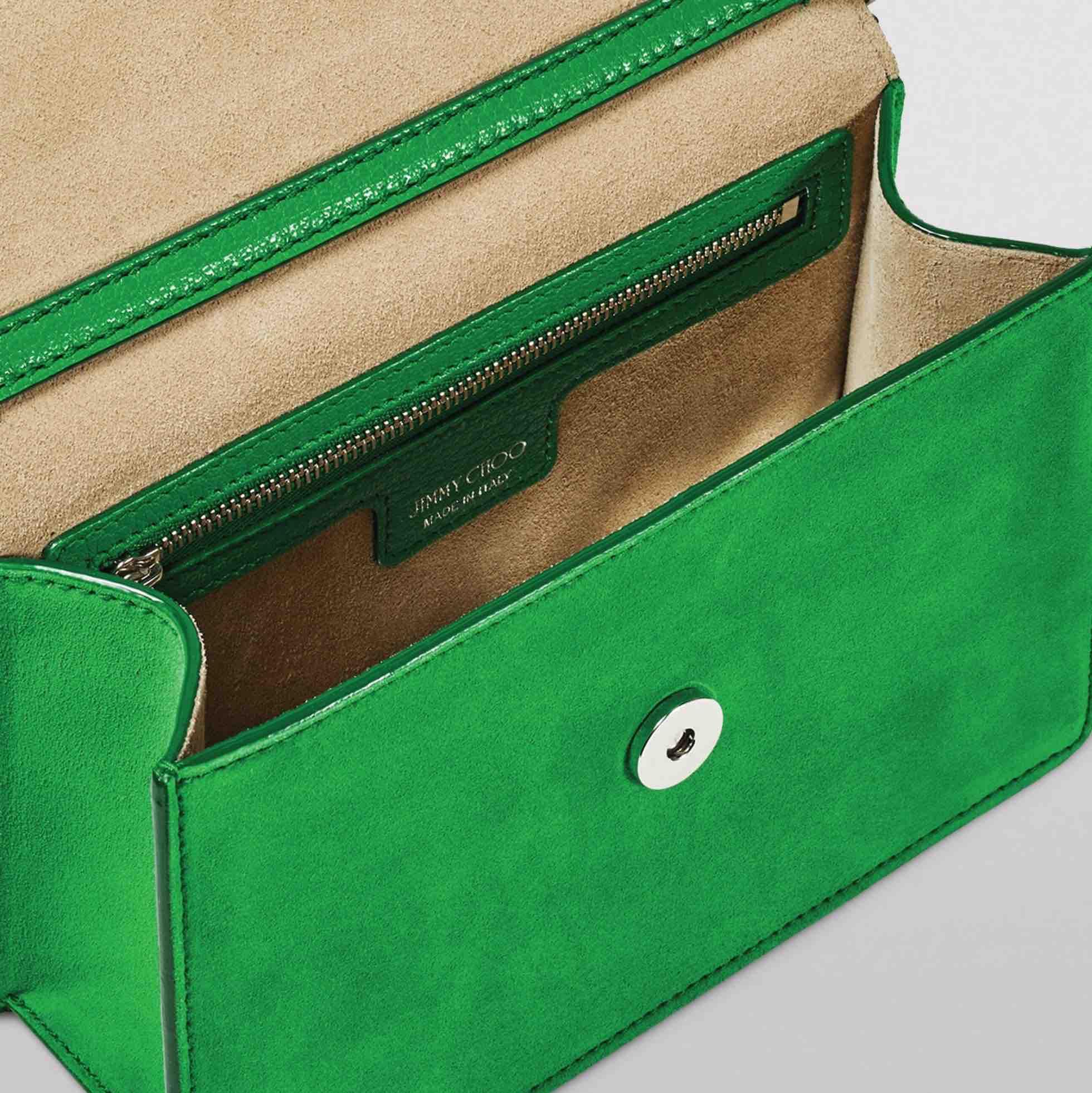JIMMY CHOO Madeline Parrot Green Crossbody Bag — foto 2 de 3