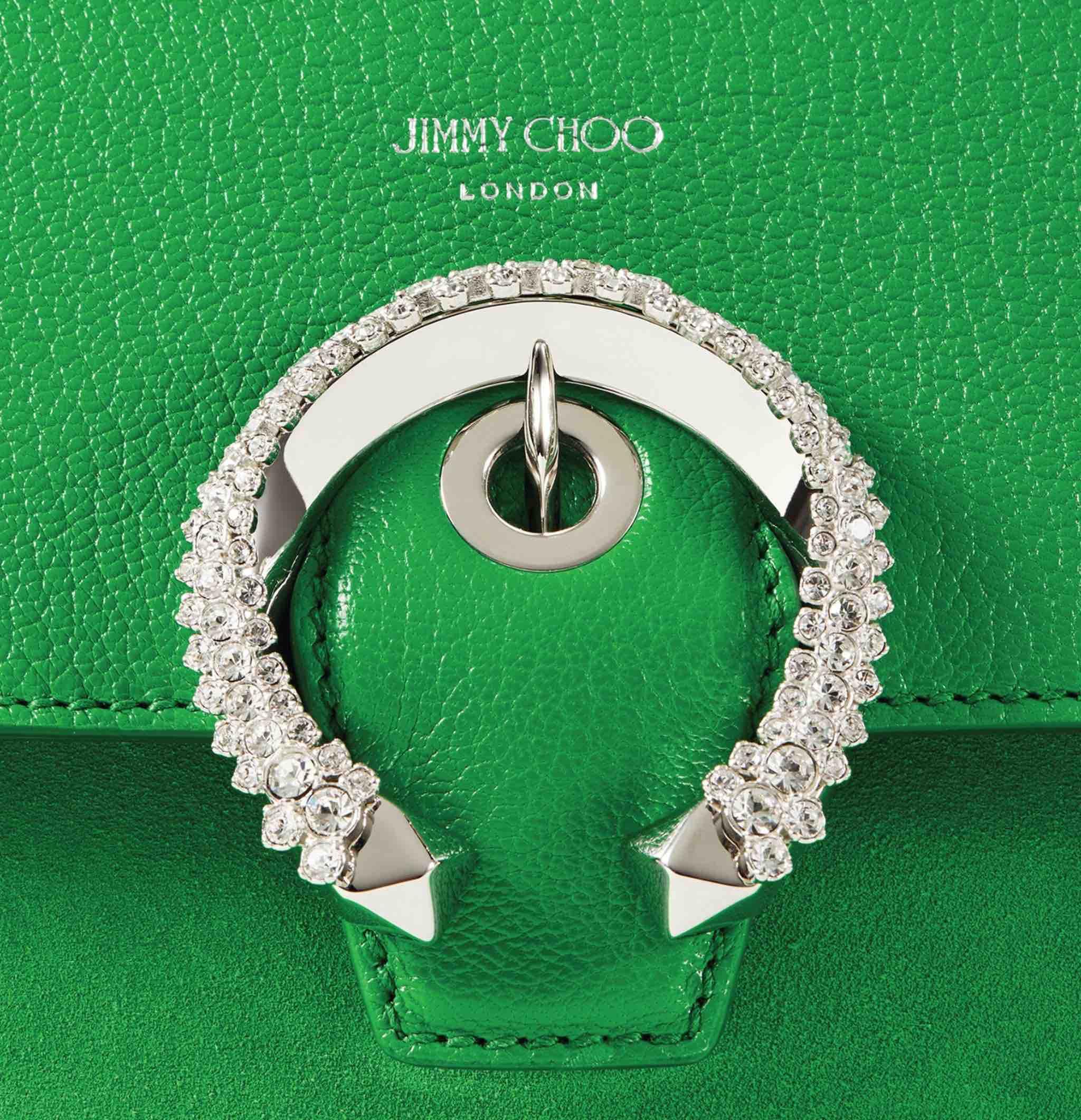 JIMMY CHOO Madeline Parrot Green Crossbody Bag — foto 3 de 3