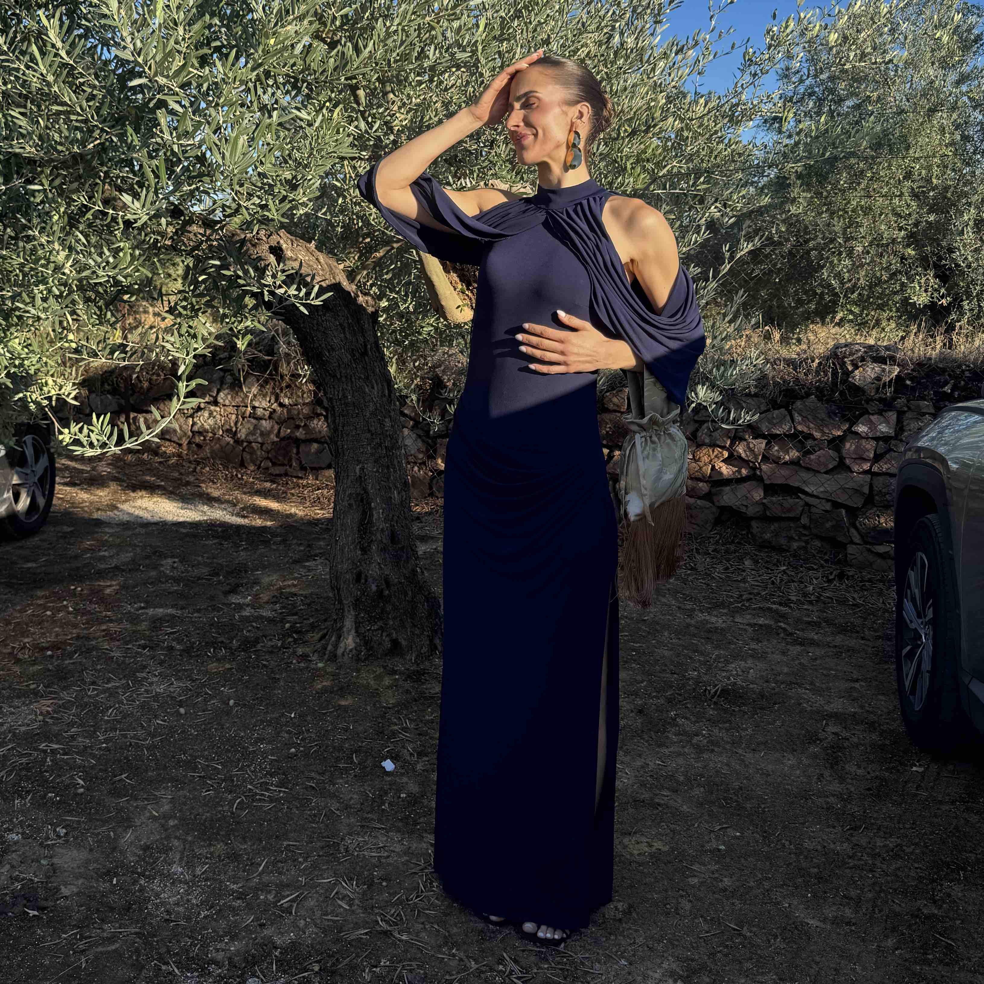 Vestido azul Marino de Miphai — foto 4 de 4