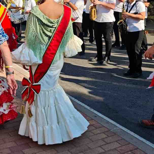 Vestido Flamenca lunares blancos — foto 2 de 3
