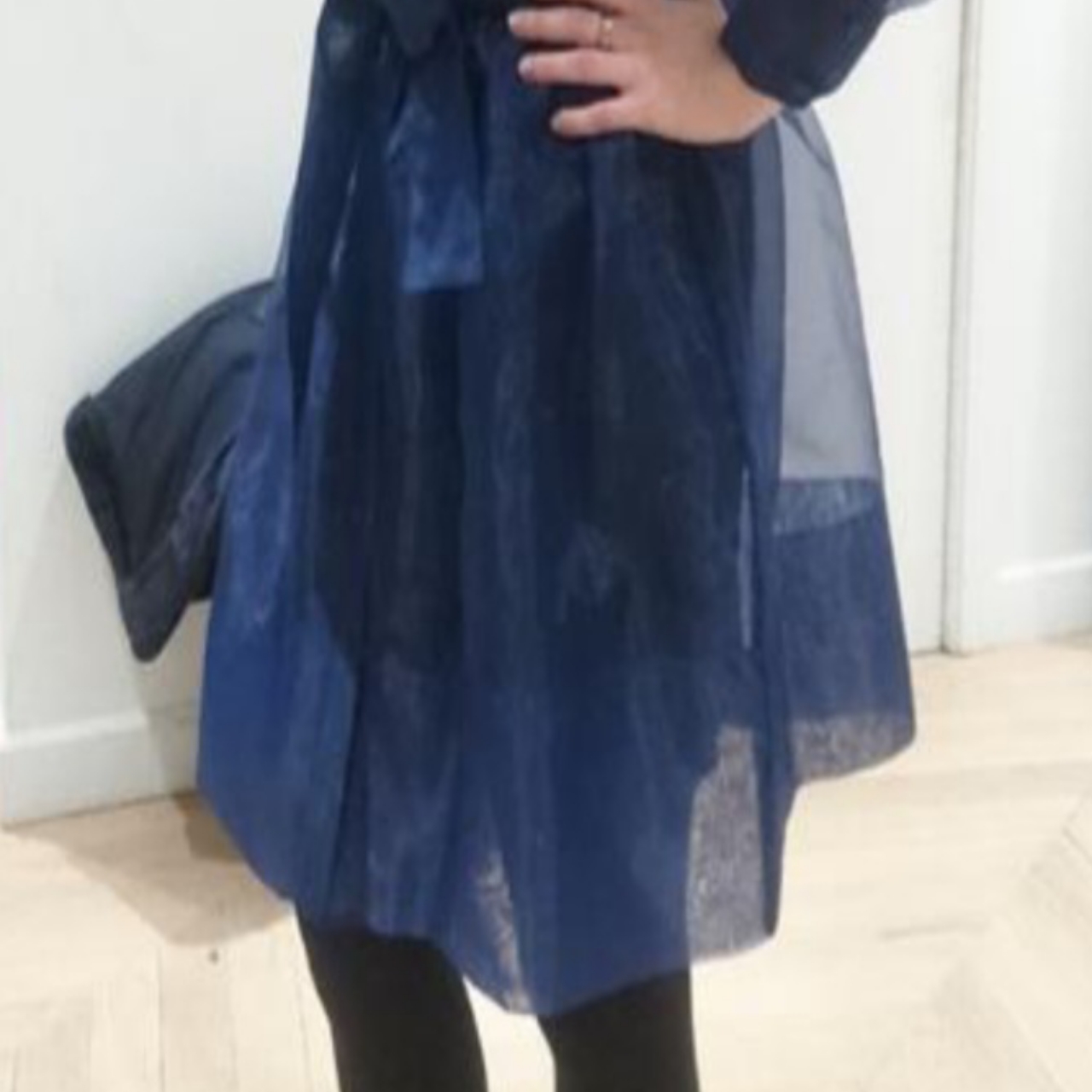 Vestido organza Maje — foto 2 de 4