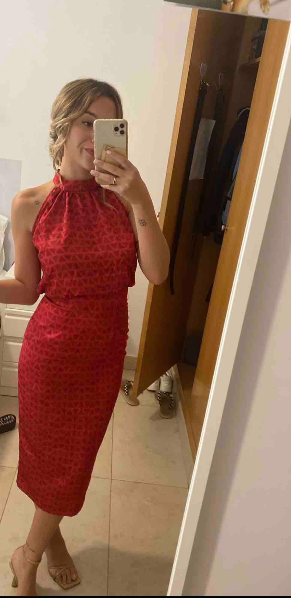 Conjunto top Halter y falda larga Cardié — foto 2 de 3